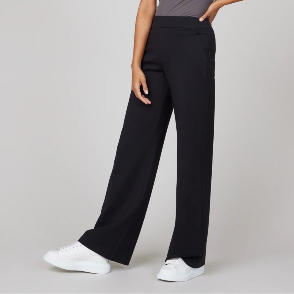 Spanx Women's The Perfect Wide Leg Pants Black S